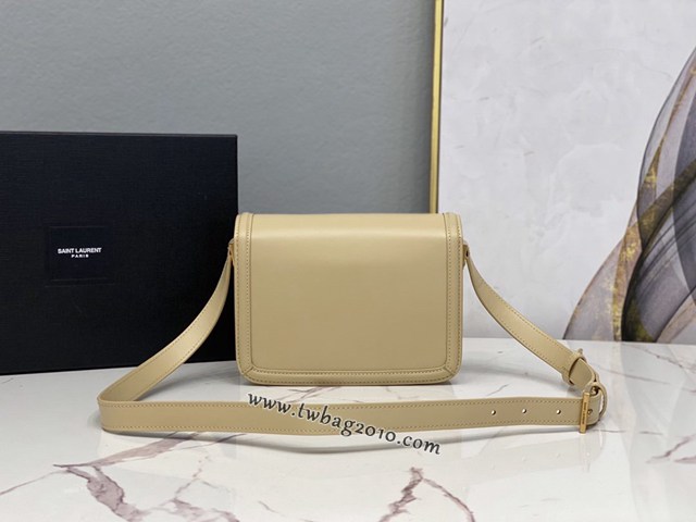 YSL专柜款女包 聖羅蘭經典款MONOGRAM金屬旋扣小號郵差包 YSL肩背斜挎包 634306  jjh1086